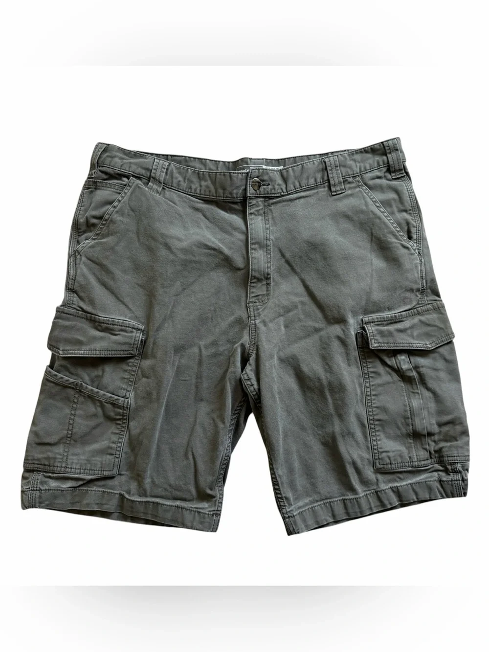 Carhartt Rugged Flex Canvas Cargo Shorts 11” Men’s 40 Olive Green Relaxed Fit